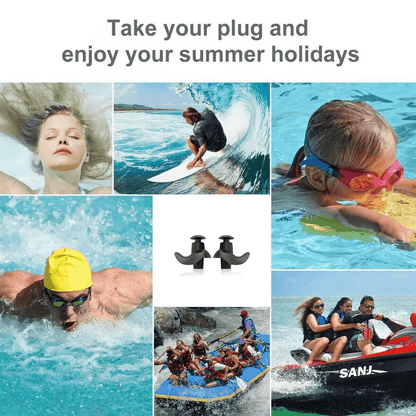Soft Silicone Ear Plugs For Swimming Sleeping Anti Snore Reusable  Waterproof Earplugs For Noise Re 2