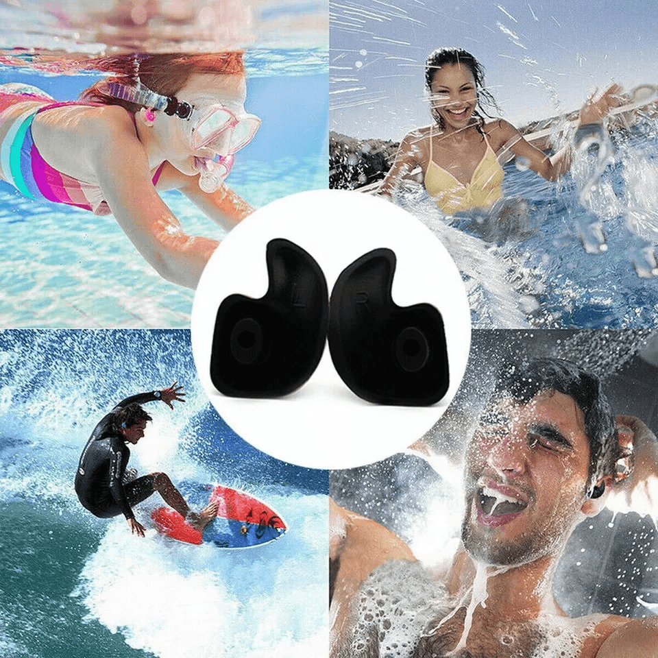 Soft Silicone Ear Plugs For Swimming Sleeping Anti Snore Reusable  Waterproof Earplugs For Noise Re 3