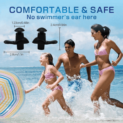 Soft Silicone Ear Plugs For Swimming Sleeping Anti Snore Reusable  Waterproof Earplugs For Noise Re 5