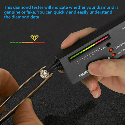 Professional Portable Diamond Tester Selector Illuminated Jewelry  Multi Gemstone Testing Tool Kit  2