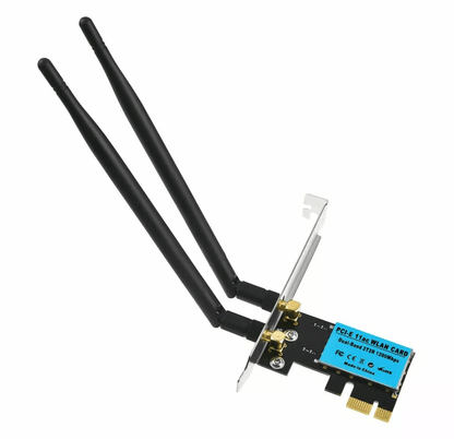 Dual Band PCIE Card WiFi Adapter HighSpeed Wireless PCIe Network Card For Desktop PC Low Profile Br 2