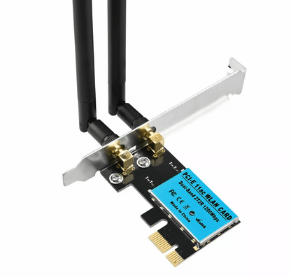 Dual Band PCIE Card WiFi Adapter HighSpeed Wireless PCIe Network Card For Desktop PC Low Profile Br 3