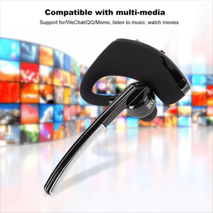 Wireless Bluetooth Headset With Noise Cancelling Mic Ideal Earpiece For Truck Drivers Call Centers  6