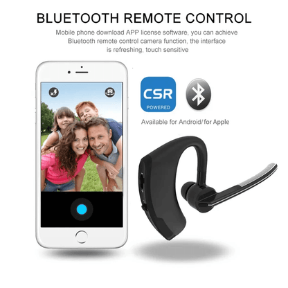 Wireless Bluetooth Headset With Noise Cancelling Mic Ideal Earpiece For Truck Drivers Call Centers  3