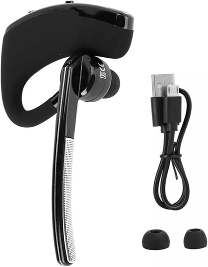 Wireless Bluetooth Headset With Noise Cancelling Mic Ideal Earpiece For Truck Drivers Call Centers  12