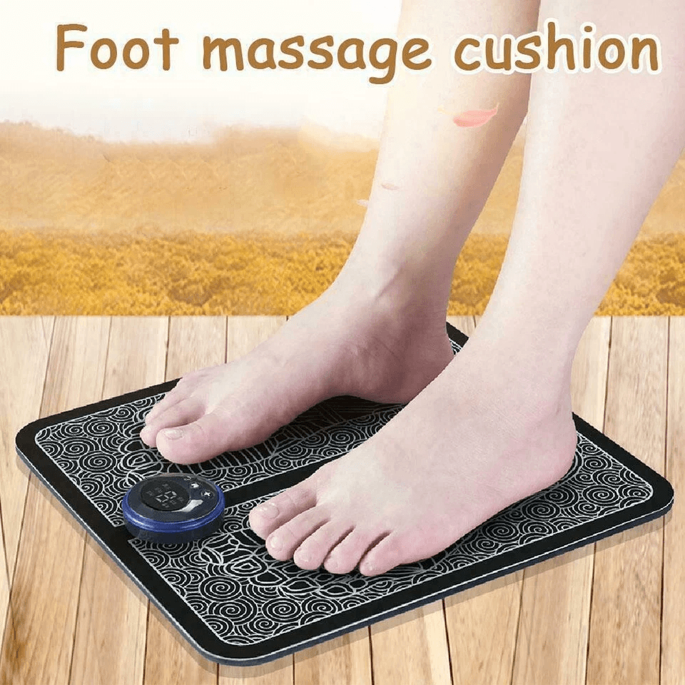 Electric EMS Foot Massager Pad Leg Reshaping Muscle Relaxation  Deep Kneading Pain Relief Machine F 6