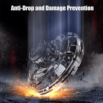 Flying Fidget Spinner Drone Ball Toy With LED Lights HandControlled Stress Relief Hover Ball For Ki 1