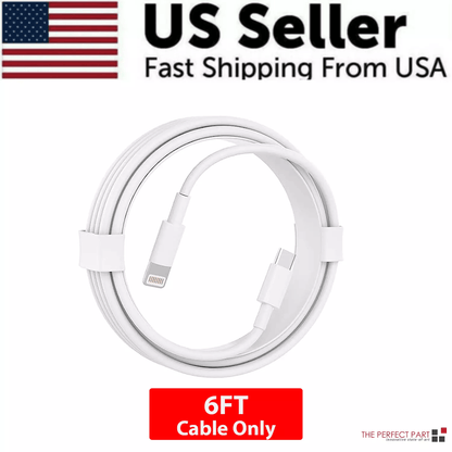 Super Fast Charger Type C For IPhone USBC 20W PD Wall Adapter With Cable Fast Char 10