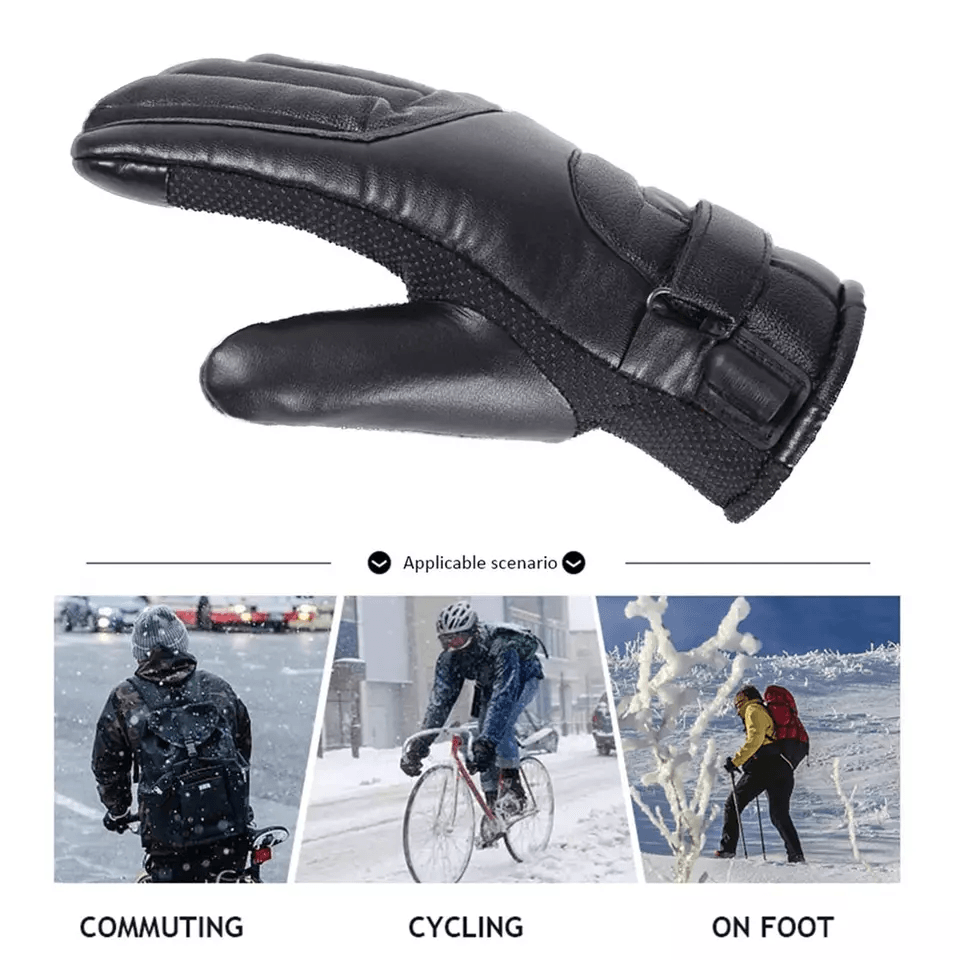 Electric USB Heated Gloves Winter Warming Thermal Ski Snow Hand Warmers For Men  Women Waterproof   2