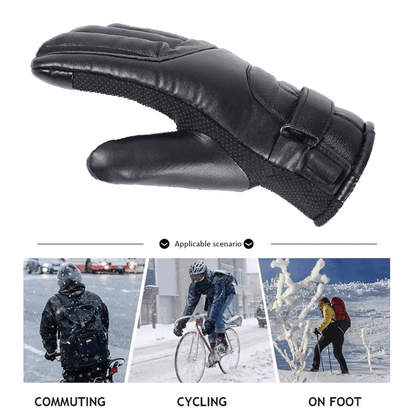 Electric USB Heated Gloves Winter Warming Thermal Ski Snow Hand Warmers For Men  Women Waterproof   2