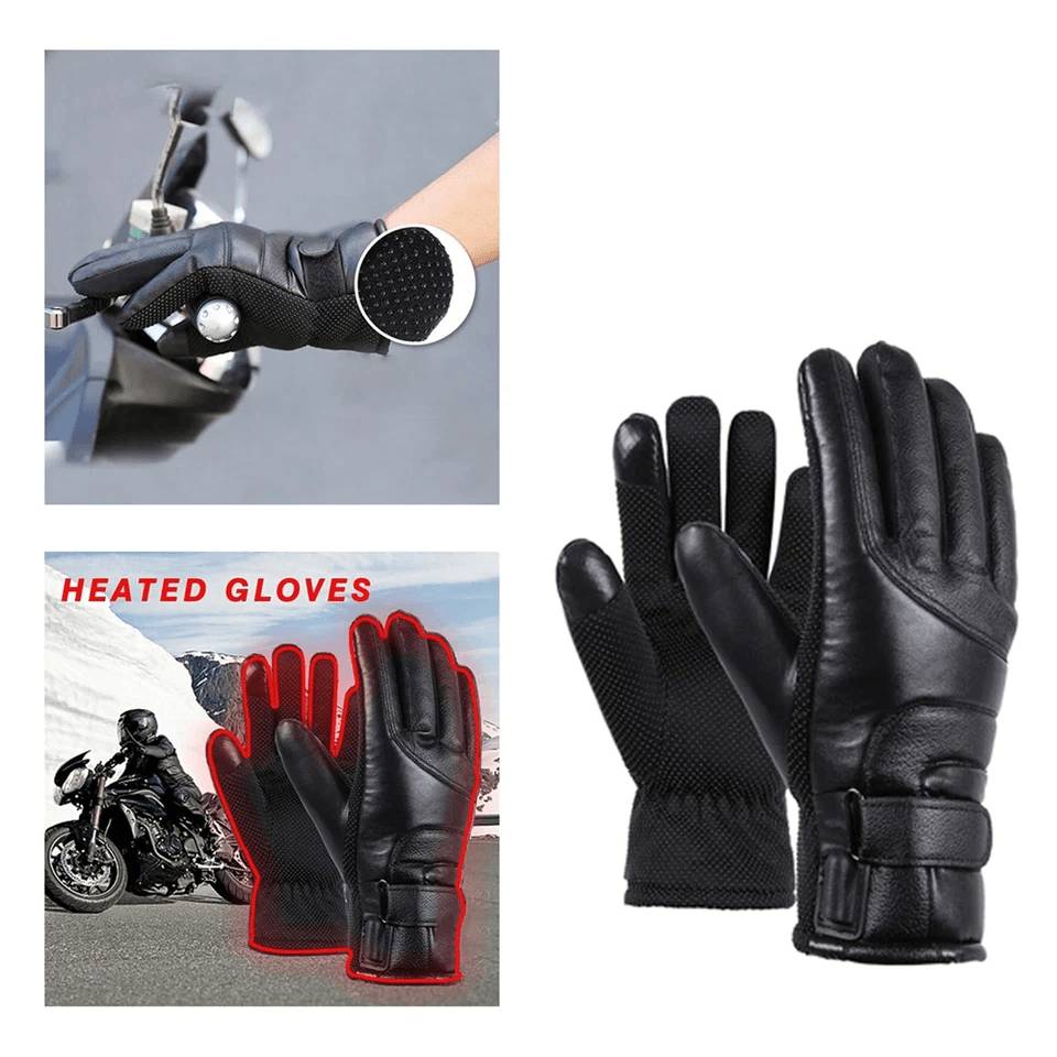 Electric USB Heated Gloves Winter Warming Thermal Ski Snow Hand Warmers For Men  Women Waterproof   12