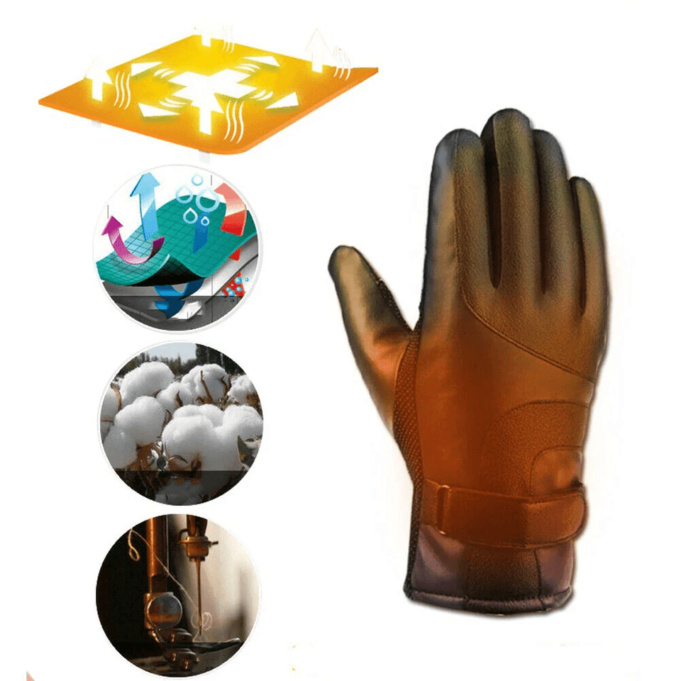 Electric USB Heated Gloves Winter Warming Thermal Ski Snow Hand Warmers For Men  Women Waterproof   18