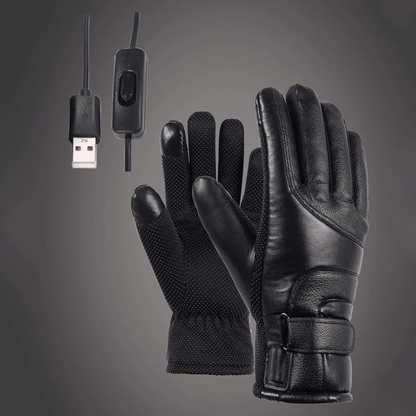 Electric USB Heated Gloves Winter Warming Thermal Ski Snow Hand Warmers For Men  Women Waterproof   5