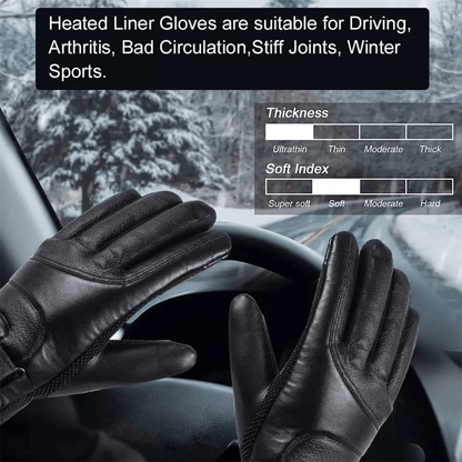Electric USB Heated Gloves Winter Warming Thermal Ski Snow Hand Warmers For Men  Women Waterproof   3