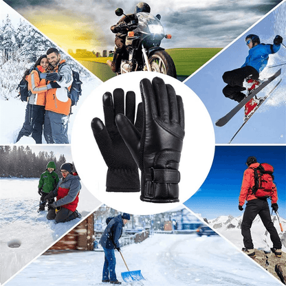 Electric USB Heated Gloves Winter Warming Thermal Ski Snow Hand Warmers For Men  Women Waterproof   1