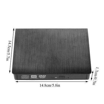 USB 30 Slim External CD DVD RW Drive Writer Burner Player Compatible With Laptop PC  Mac Portable   10