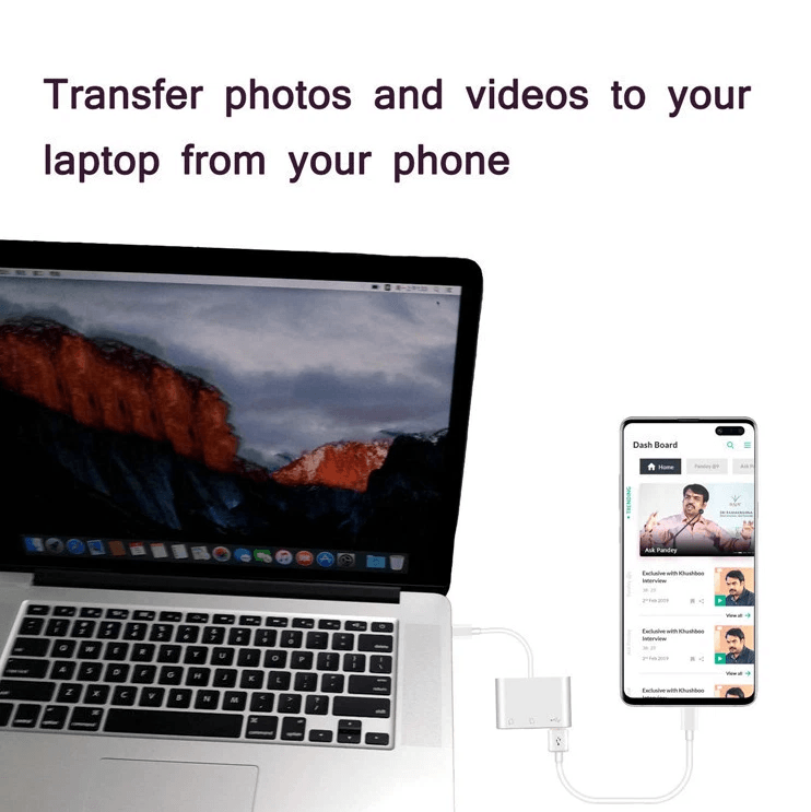 USB Hub Converter TypeC Adapter SD Card Reader For MacBook Pro Laptop Chromebook  USBC Devices 3