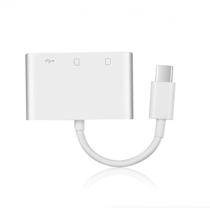 USB Hub Converter TypeC Adapter SD Card Reader For MacBook Pro Laptop Chromebook  USBC Devices 14