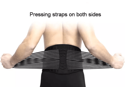 Lower Back Support Brace Lumbar Waist Belt Double Pull Design With Breathable Mesh For Men  Women P 12