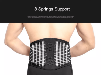 Lower Back Support Brace Lumbar Waist Belt Double Pull Design With Breathable Mesh For Men  Women P 13