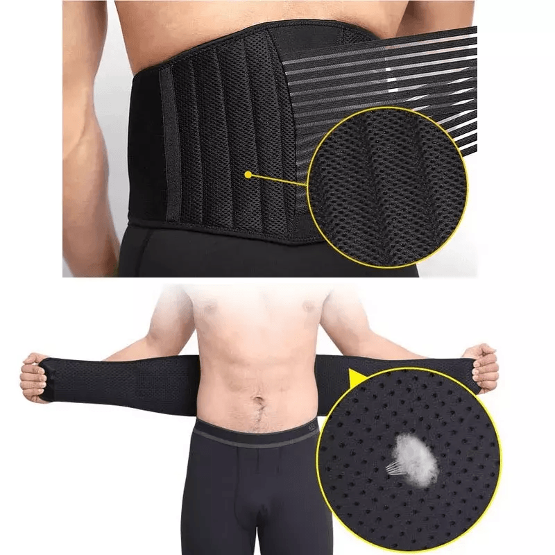 Lower Back Support Brace Lumbar Waist Belt Double Pull Design With Breathable Mesh For Men  Women P 14