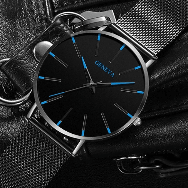 Waterproof Mens Watch  Stainless Steel Quartz Luminous Classic Business Wristwatch With Chronograph 10