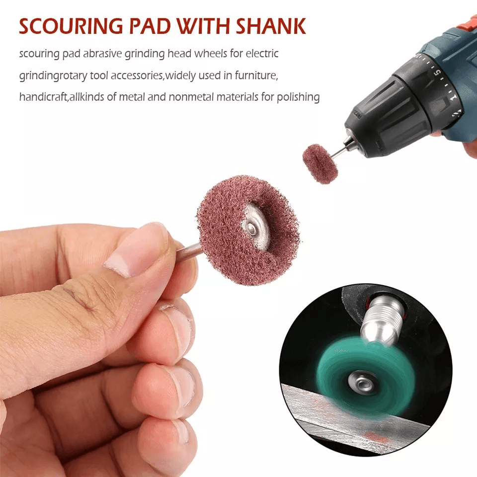 Metal Polishing Buffing Wheel  Burr Kit Rotary Tool Accessories For Dremel Jewelry Rust Removal  Su 3
