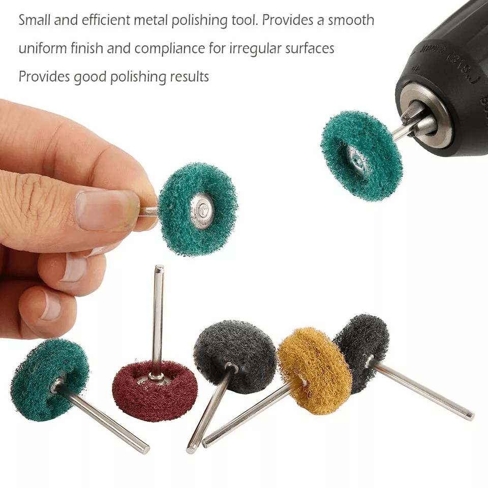 Metal Polishing Buffing Wheel  Burr Kit Rotary Tool Accessories For Dremel Jewelry Rust Removal  Su 9