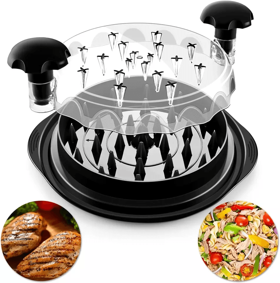 Large Chicken Shredder Tool Twist Meat Shredding Grinder With NonSlip Base BPAFree Handles Dishwash 1