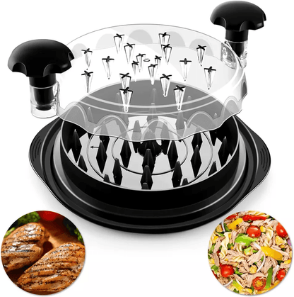 Large Chicken Shredder Tool Twist Meat Shredding Grinder With NonSlip Base BPAFree Handles Dishwash 1