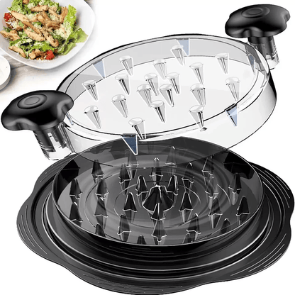 Large Chicken Shredder Tool Twist Meat Shredding Grinder With NonSlip Base BPAFree Handles Dishwash 15