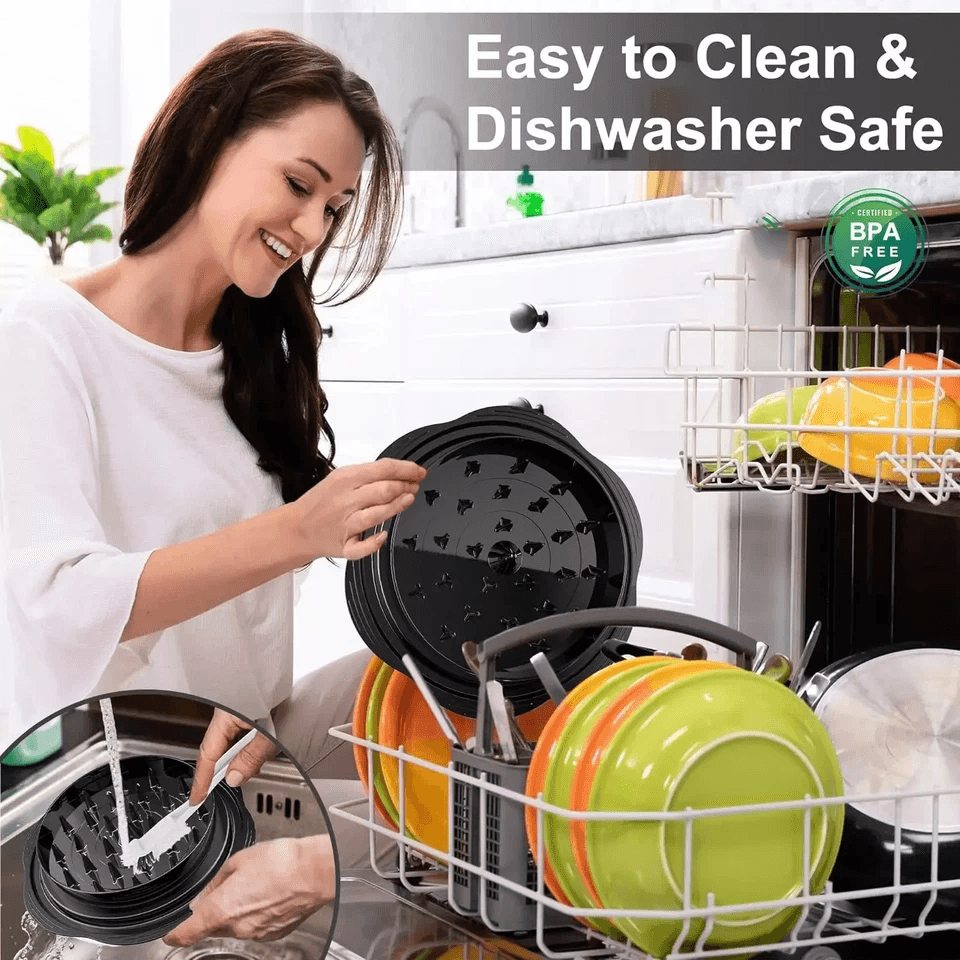 Large Chicken Shredder Tool Twist Meat Shredding Grinder With NonSlip Base BPAFree Handles Dishwash 5