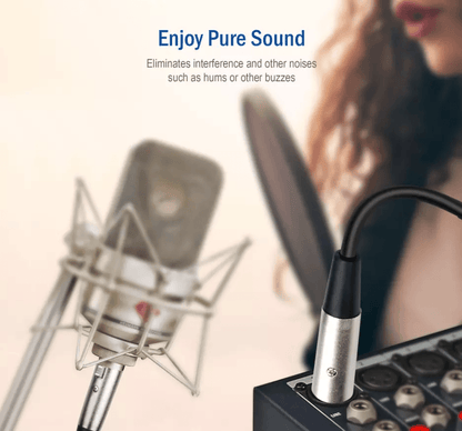 XLR Microphone MIC 3Pin Male To Female Cable Cord Shielded Balanced Audio Extension Cable For Mixer 6