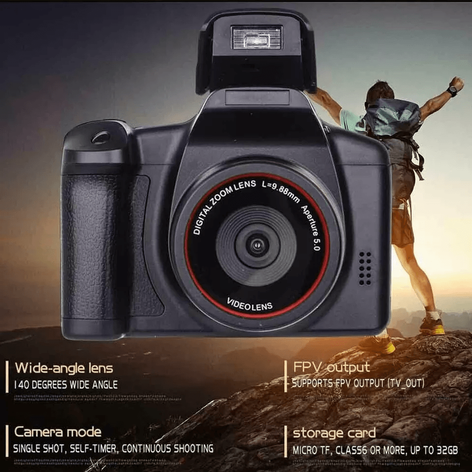 Digital Camera With TFT LCD Screen 16X Zoom HD Recording AntiShake Mic Lightweight Travel Camera 4