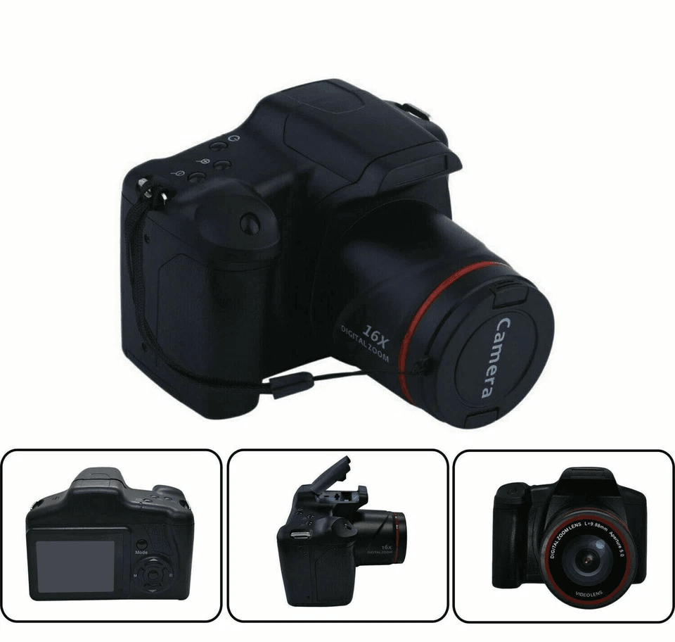 Digital Camera With TFT LCD Screen 16X Zoom HD Recording AntiShake Mic Lightweight Travel Camera 8