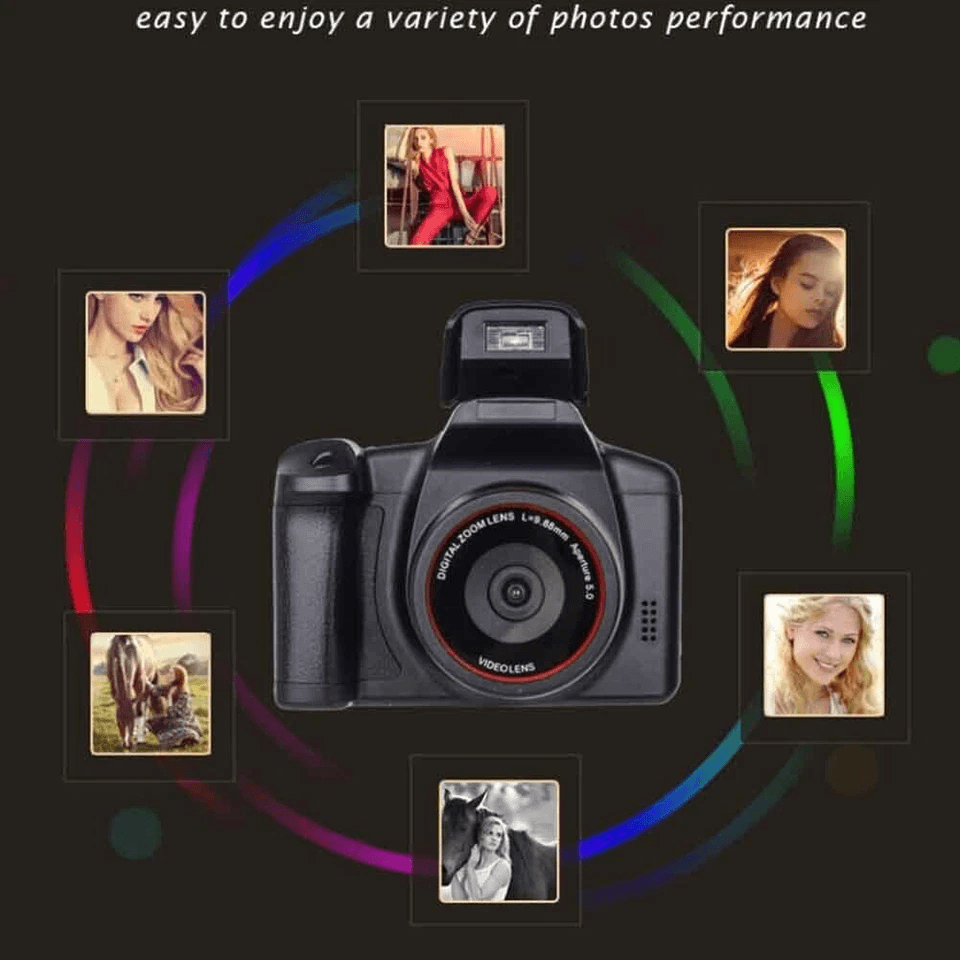 Digital Camera With TFT LCD Screen 16X Zoom HD Recording AntiShake Mic Lightweight Travel Camera 6