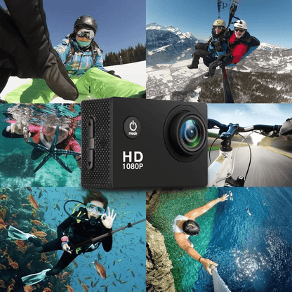 HD Action Sport Waterproof Camera 20MP Camcorder Video Recorder With LCD Diving Case  Accessories 4