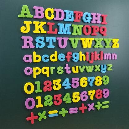 Magnetic Letters & Numbers – Educational Fridge Magnets Toy Set for Kids (ABC, 123, Uppercase/Lowercase)