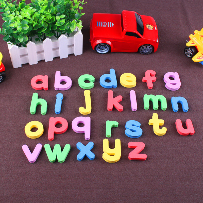 Magnetic Letters & Numbers – Educational Fridge Magnets Toy Set for Kids (ABC, 123, Uppercase/Lowercase)