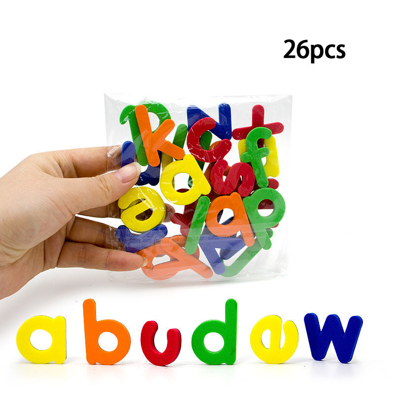 Magnetic Letters & Numbers – Educational Fridge Magnets Toy Set for Kids (ABC, 123, Uppercase/Lowercase)