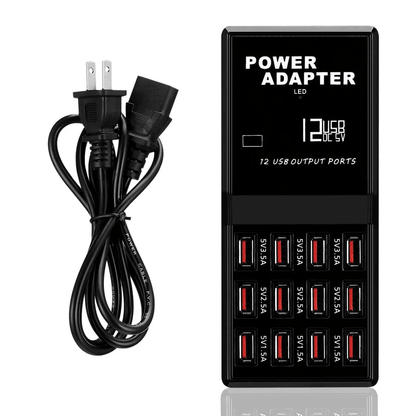 Multi Port USB Charging Station Hub USB Desktop Wall Charger Organizer For Phones Tablets Smart Dev 11