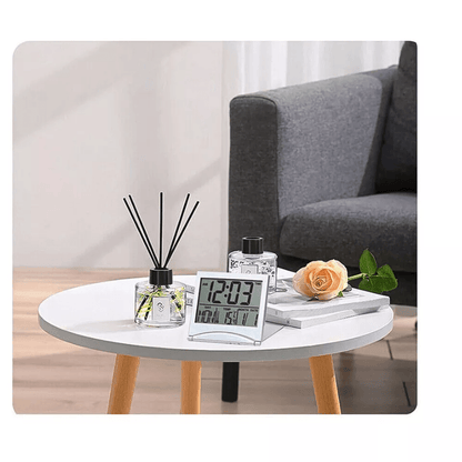 Digital Travel Alarm Clock Compact Foldable LCD Clock With Temperature Display  Timer For Desk Home 3