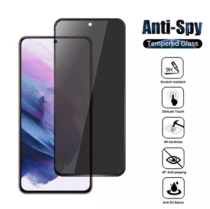 AntiSpy Tempered Glass Screen Protector For Samsung Galaxy S21 Ultra 5G Privacy Shield ScratchResis 8