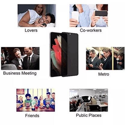 AntiSpy Tempered Glass Screen Protector For Samsung Galaxy S21 Ultra 5G Privacy Shield ScratchResis 3