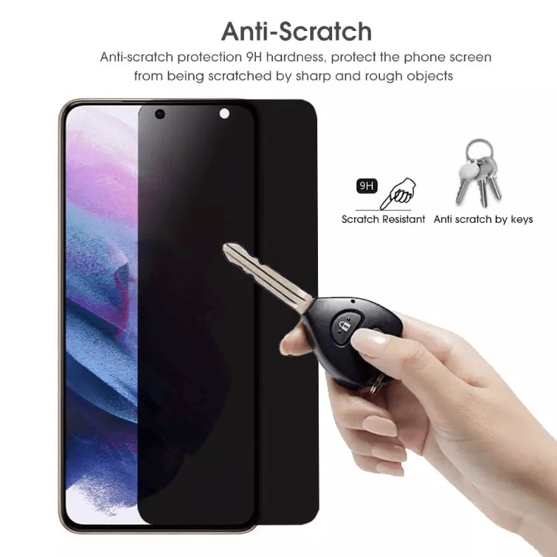AntiSpy Tempered Glass Screen Protector For Samsung Galaxy S21 Ultra 5G Privacy Shield ScratchResis 7
