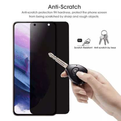 AntiSpy Tempered Glass Screen Protector For Samsung Galaxy S21 Ultra 5G Privacy Shield ScratchResis 7