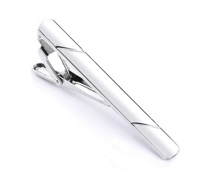 Mens Stainless Steel Tie Clip Set Necktie Bar Clasp Clamp Pins In Gold Silver Black  Classic Formal 7