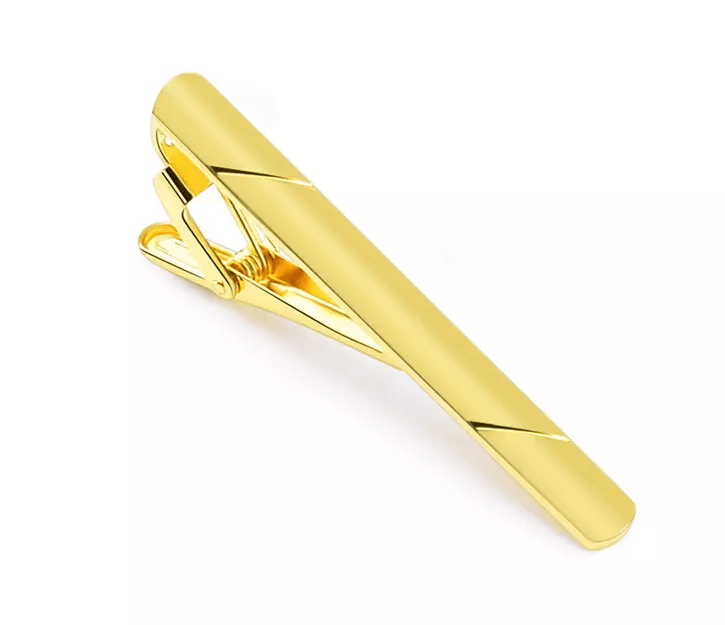Mens Stainless Steel Tie Clip Set Necktie Bar Clasp Clamp Pins In Gold Silver Black  Classic Formal 8