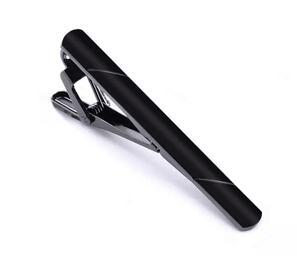 Mens Stainless Steel Tie Clip Set Necktie Bar Clasp Clamp Pins In Gold Silver Black  Classic Formal 9