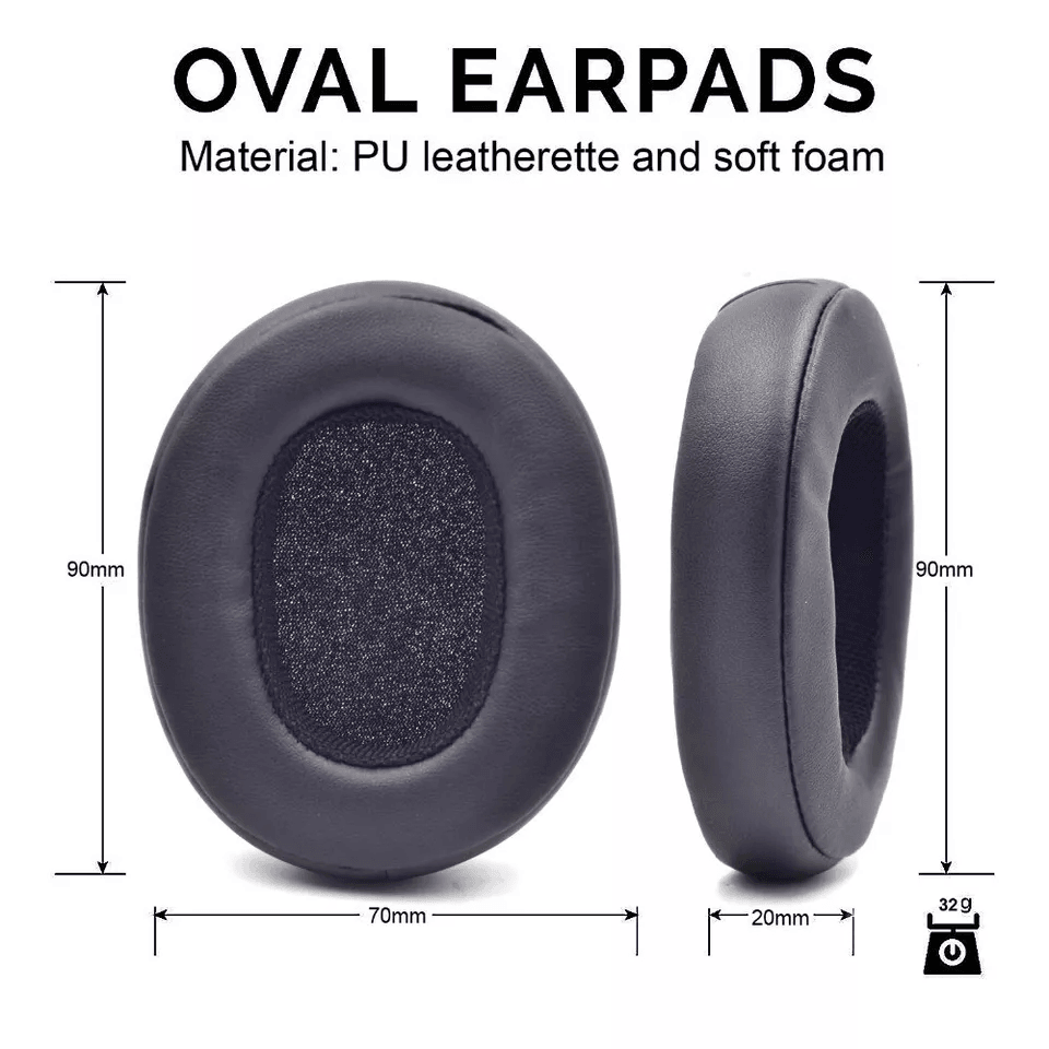 Premium Replacement Ear Cushions For Skullcandy Crusher Wireless  Hesh Headphones Durable Leather E 14